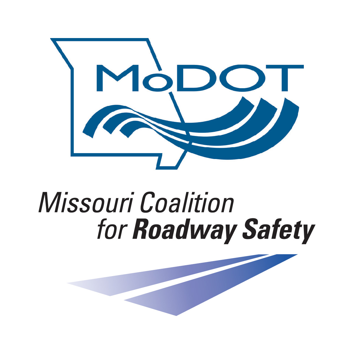 MoDOT logo and Missouri Coalition for Roadway Safety logo