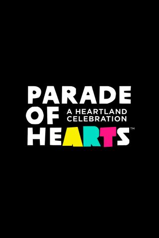 Parade of Hearts Logo - Tall