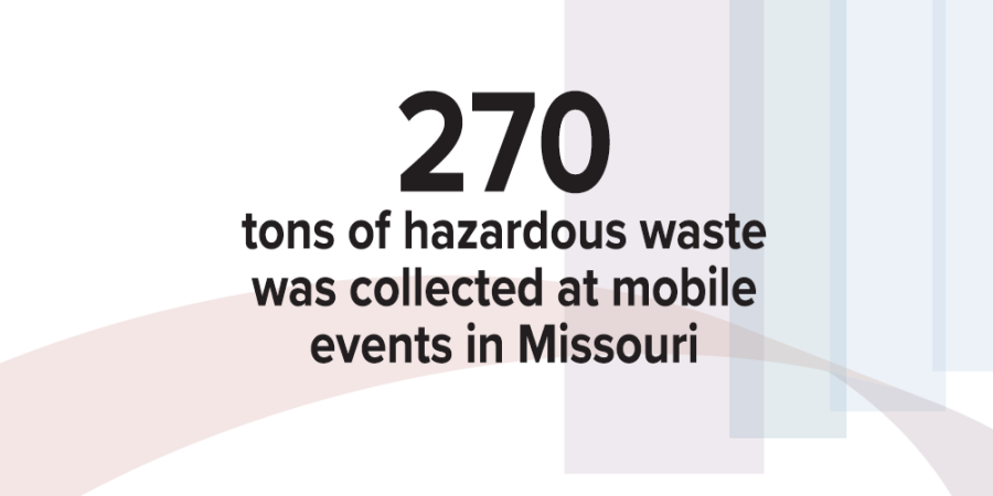 270 tons of hazardous waste was collected at events in Missouri