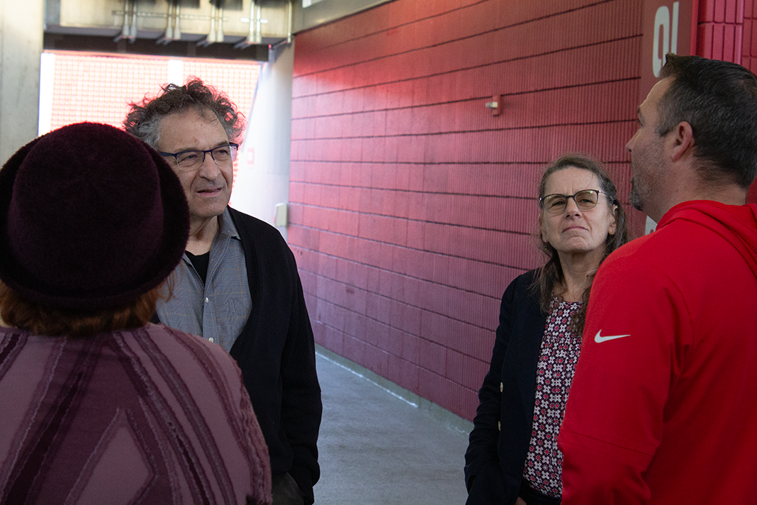 MARC Environment and Solid Waste staff tour concession facilities at Arrowhead Stadium