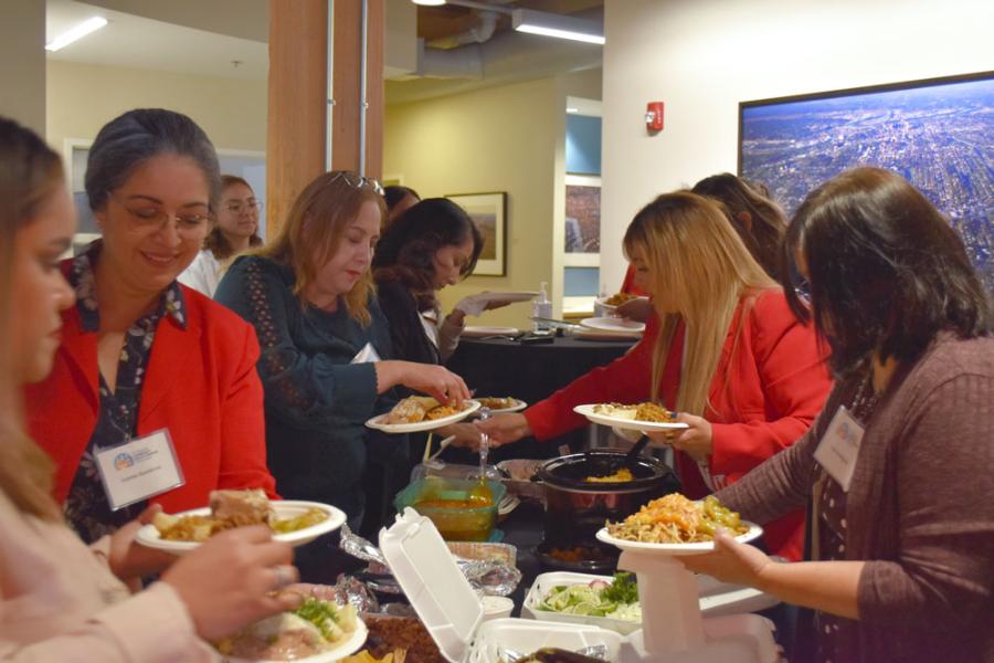 chw spanish class potluck