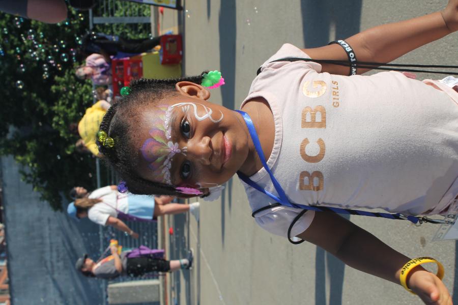 Child at MARC Head Start Family Fun Resource Fair.